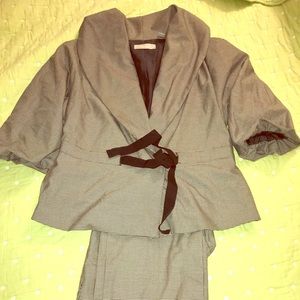 Black and White Liz Claiborne Pant Suit